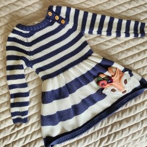 Baby girls sweater dress